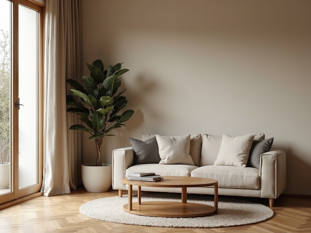 A living room designed in Stanzafy